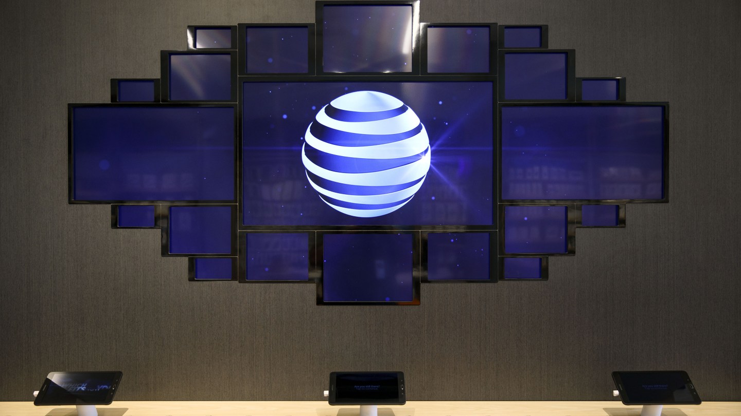 Inside An AT&amp;T Inc. Store As Shares Jump Most In 8 Years