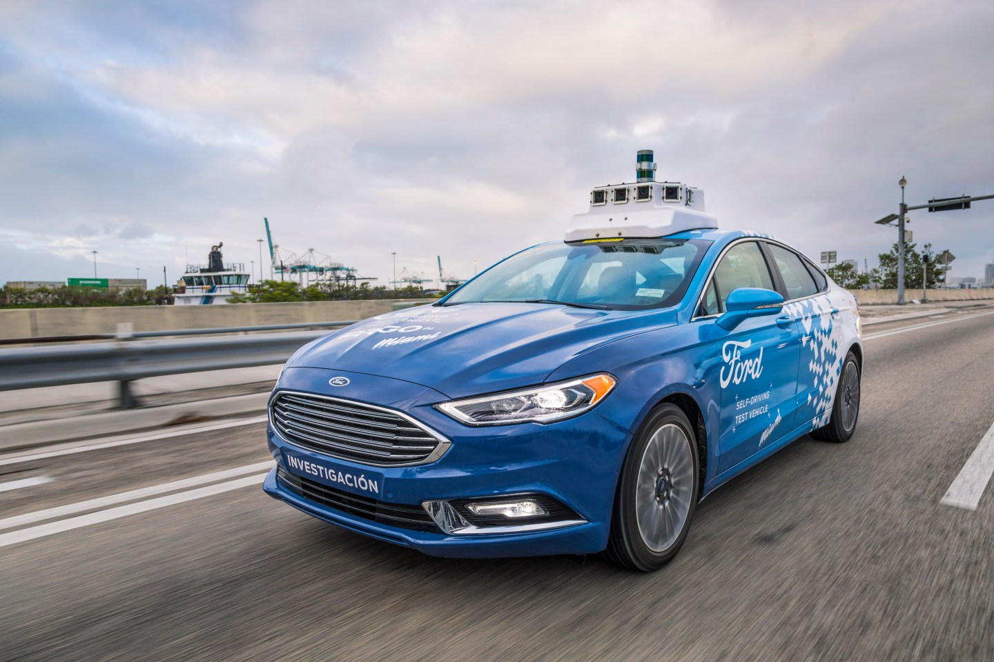 Ford self driving car miami