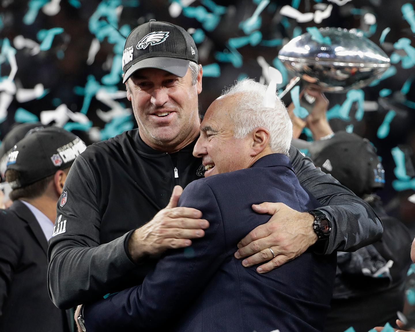 APTOPIX Eagles Patriots Super Bowl Football