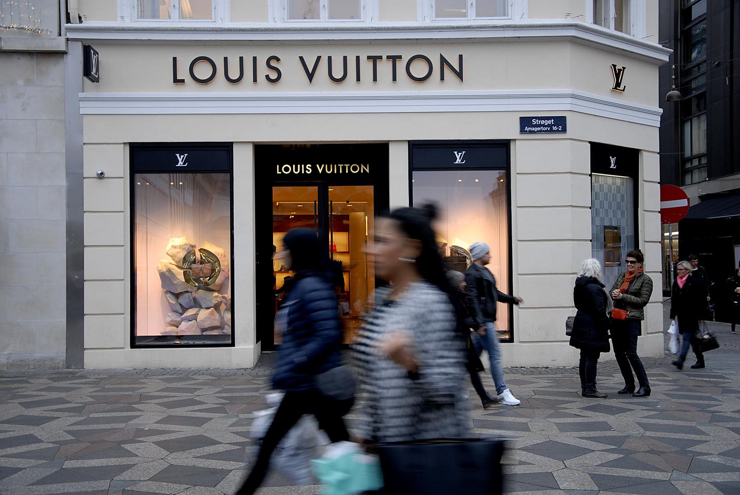 Louis Vuitton shop in Copenhagen, Denmark