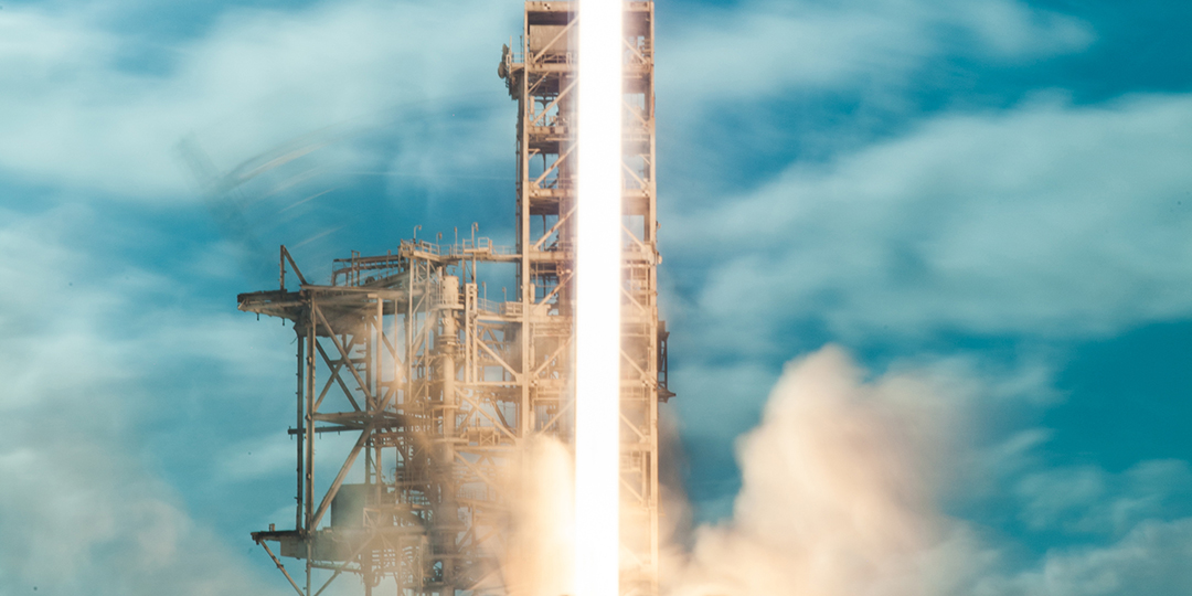SpaceX Falcon Heavy Demo flight from Kennedy Space Center SLC-39A, Cape Canaveral, FL on February 5, 2018