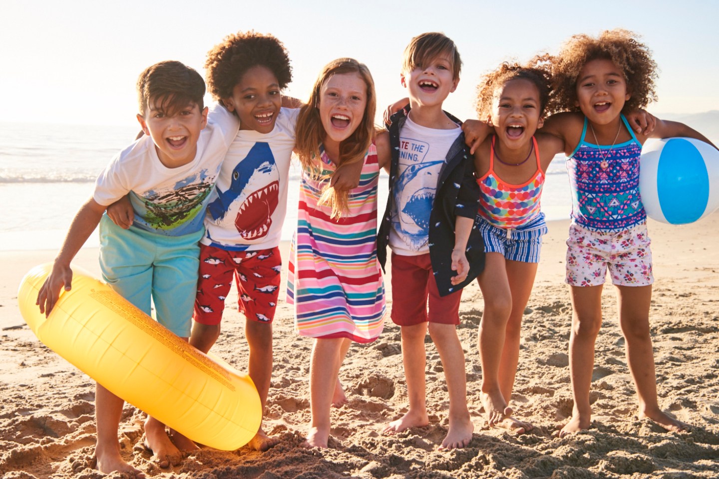 Items from Walmart's new Wonder Nation brand of kids clothing.