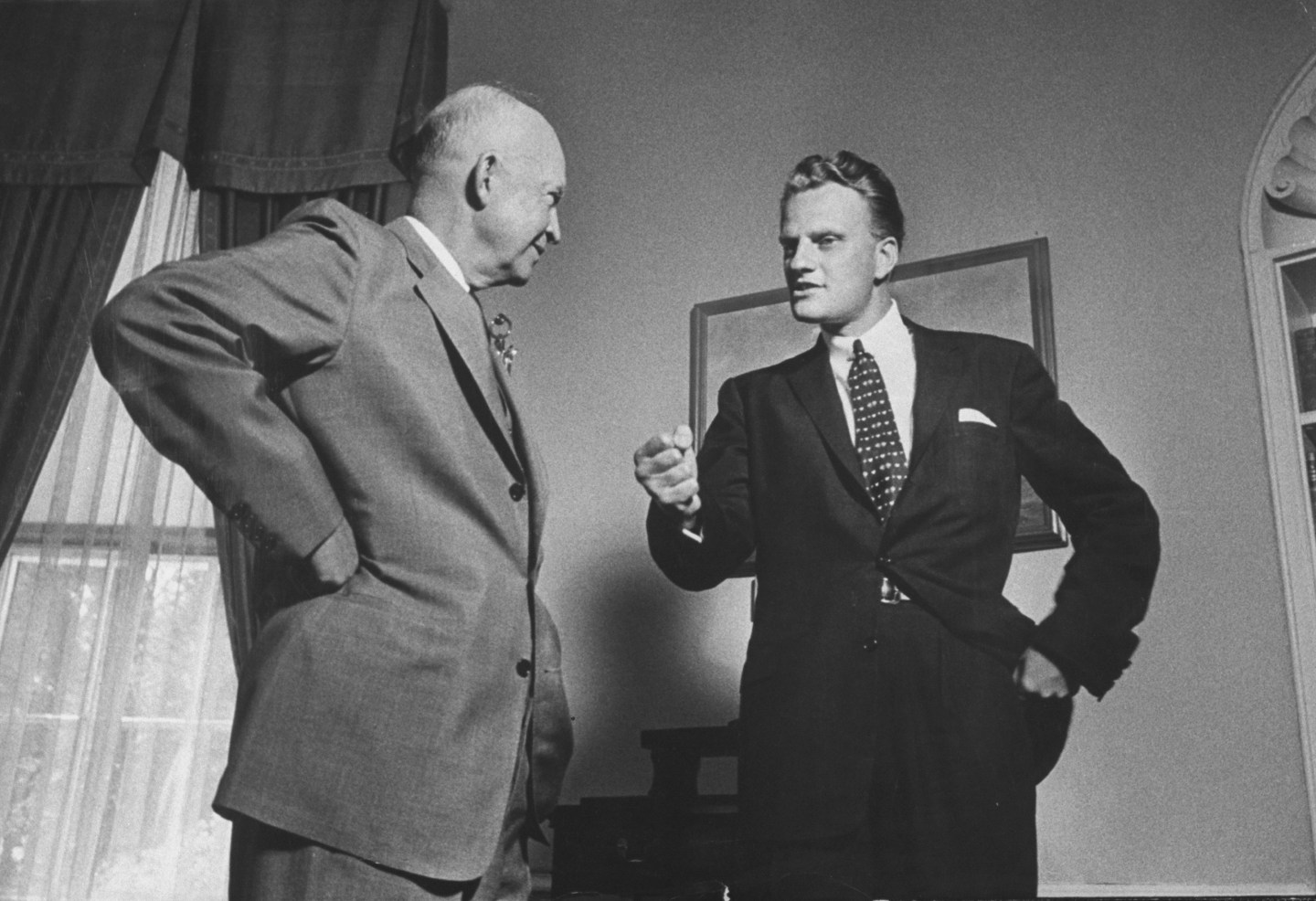 Billy Graham;Dwight D. Eisenhower