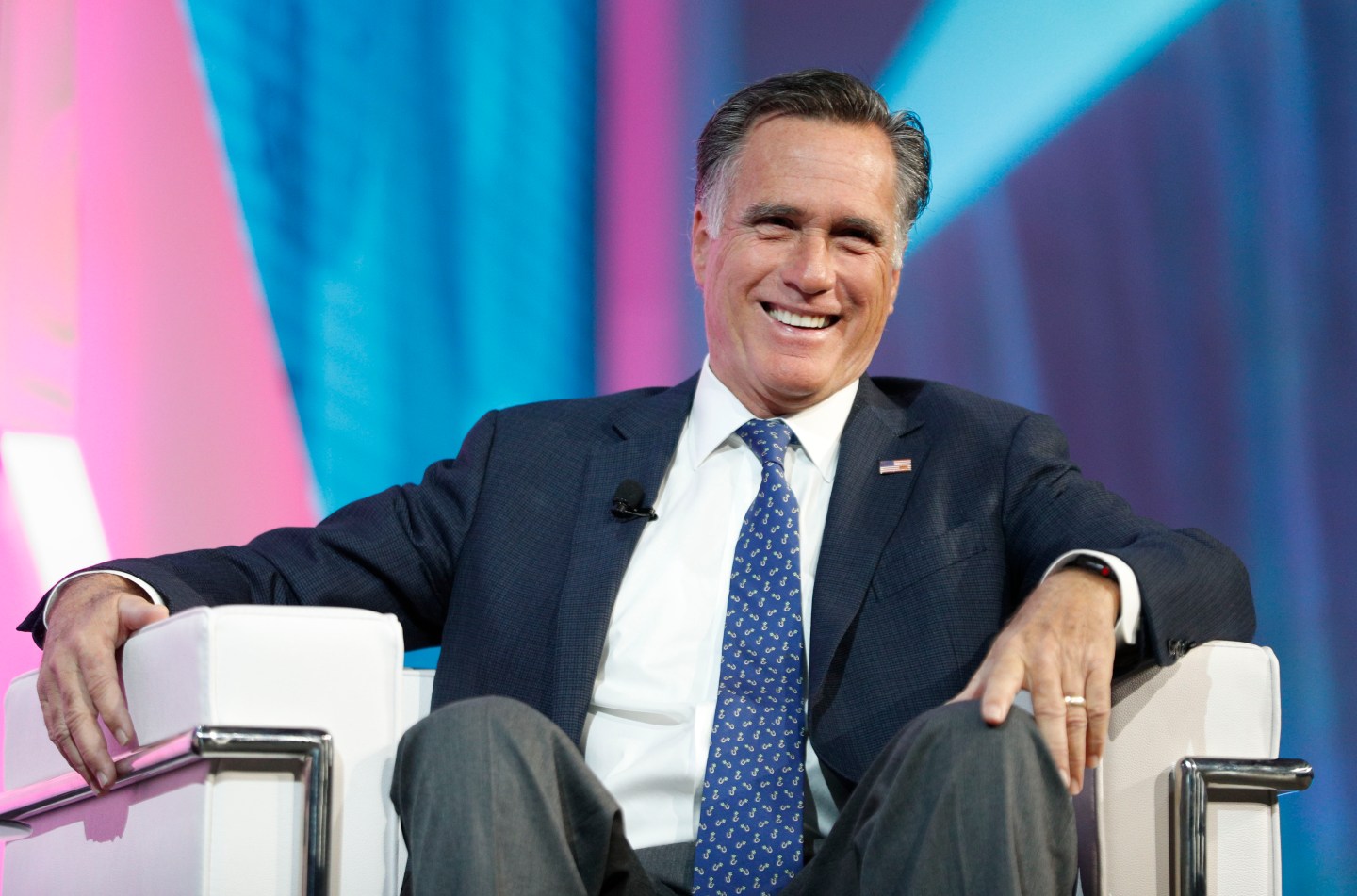 Mitt Romney Addresses Silicon Slopes Summit In Salt Lake City