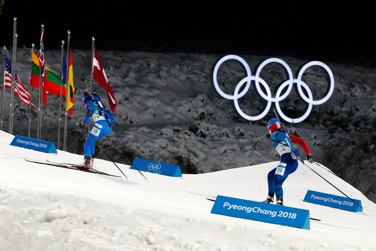 Biathlon - Winter Olympics Day 3