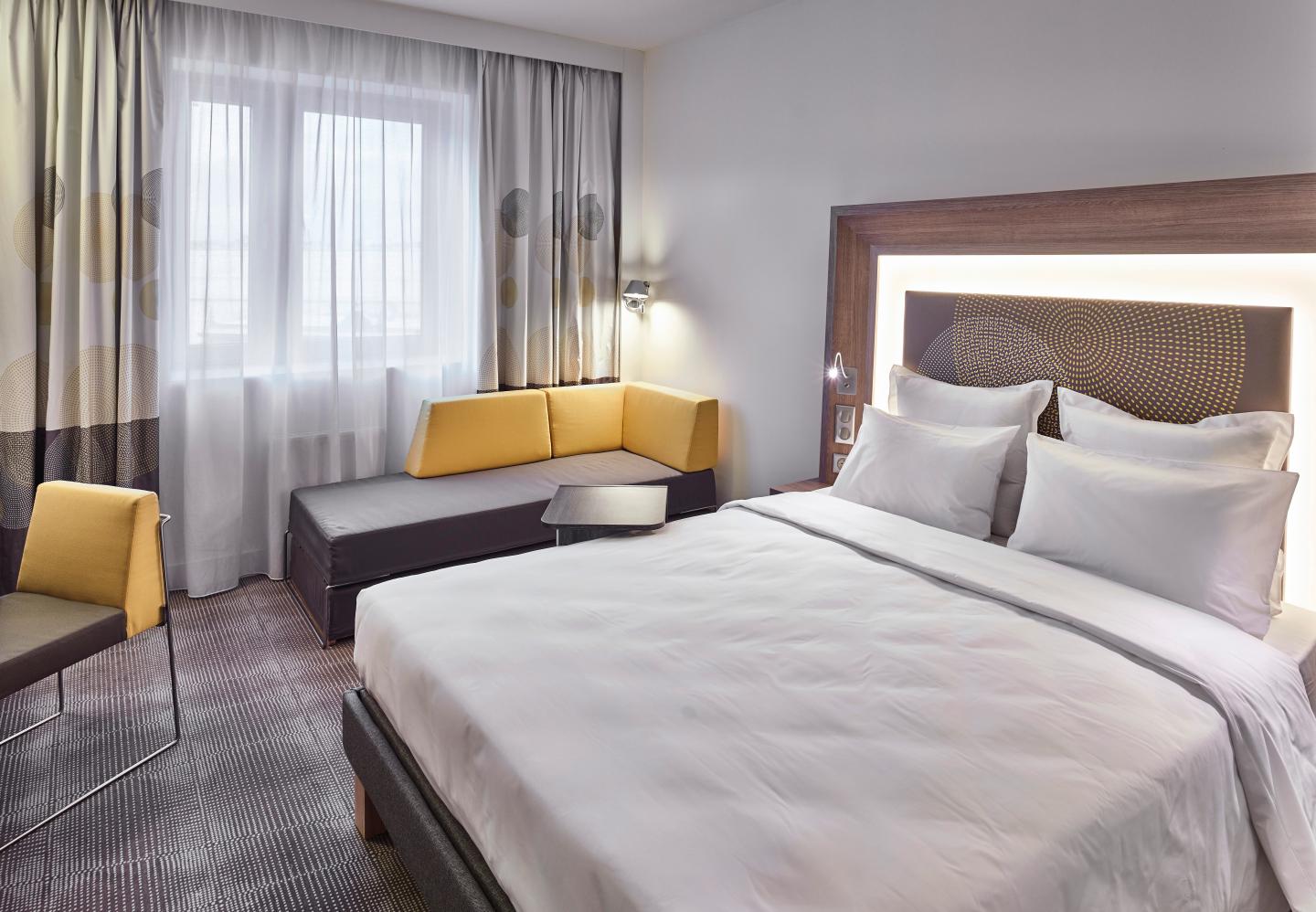 Hotel room in the new hotel complex in Moscow