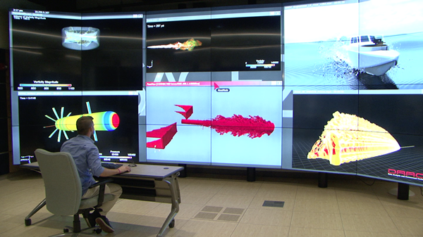 First one with caption: Computer scientists at the DOD Supercomputing Resource Center use HPE supercomputers to accelerate the development and acquisition of advanced national security capabilities.