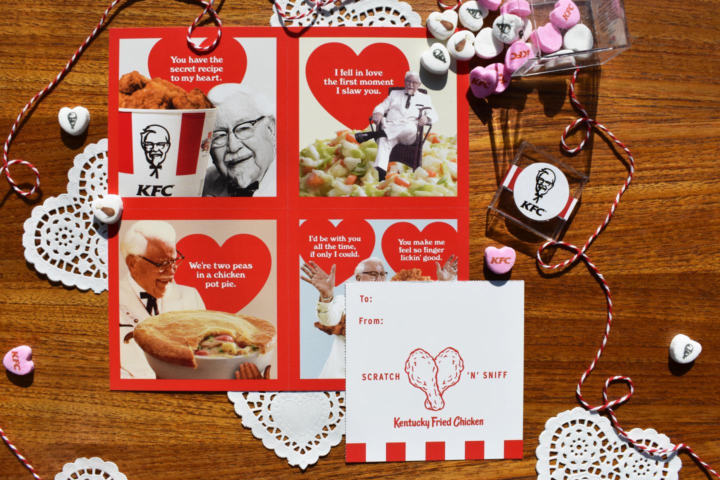 KFC’s Scratch ‘N’ Sniff Valentines Smell Like Fried Chicken