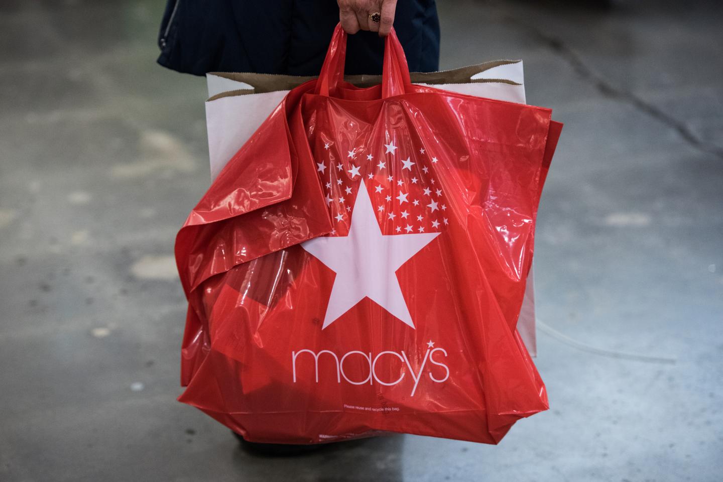 Macy's shopping bag
