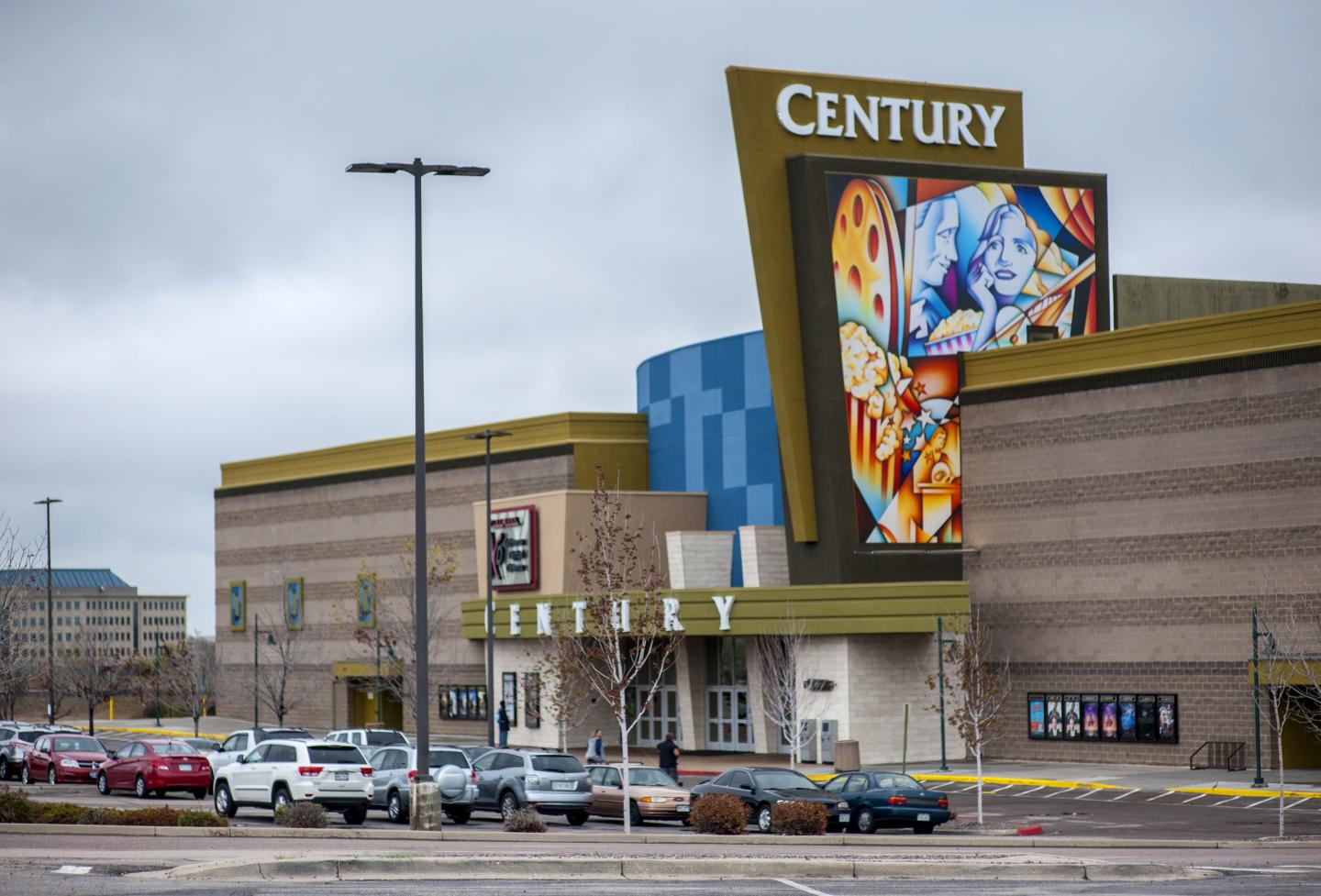Century Aurora 16 movie theater is pictured in Colorado