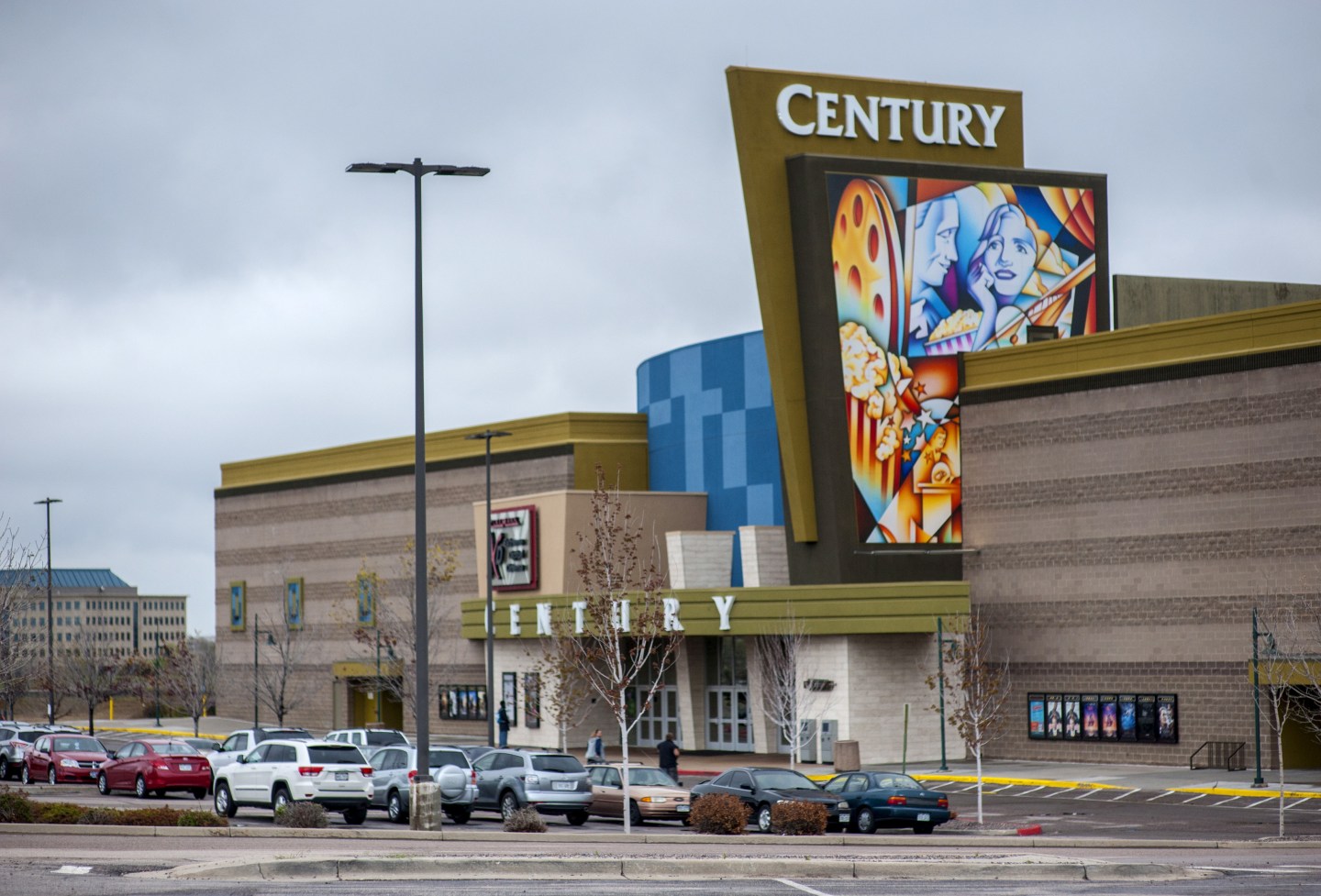 Century Aurora 16 movie theater is pictured in Colorado