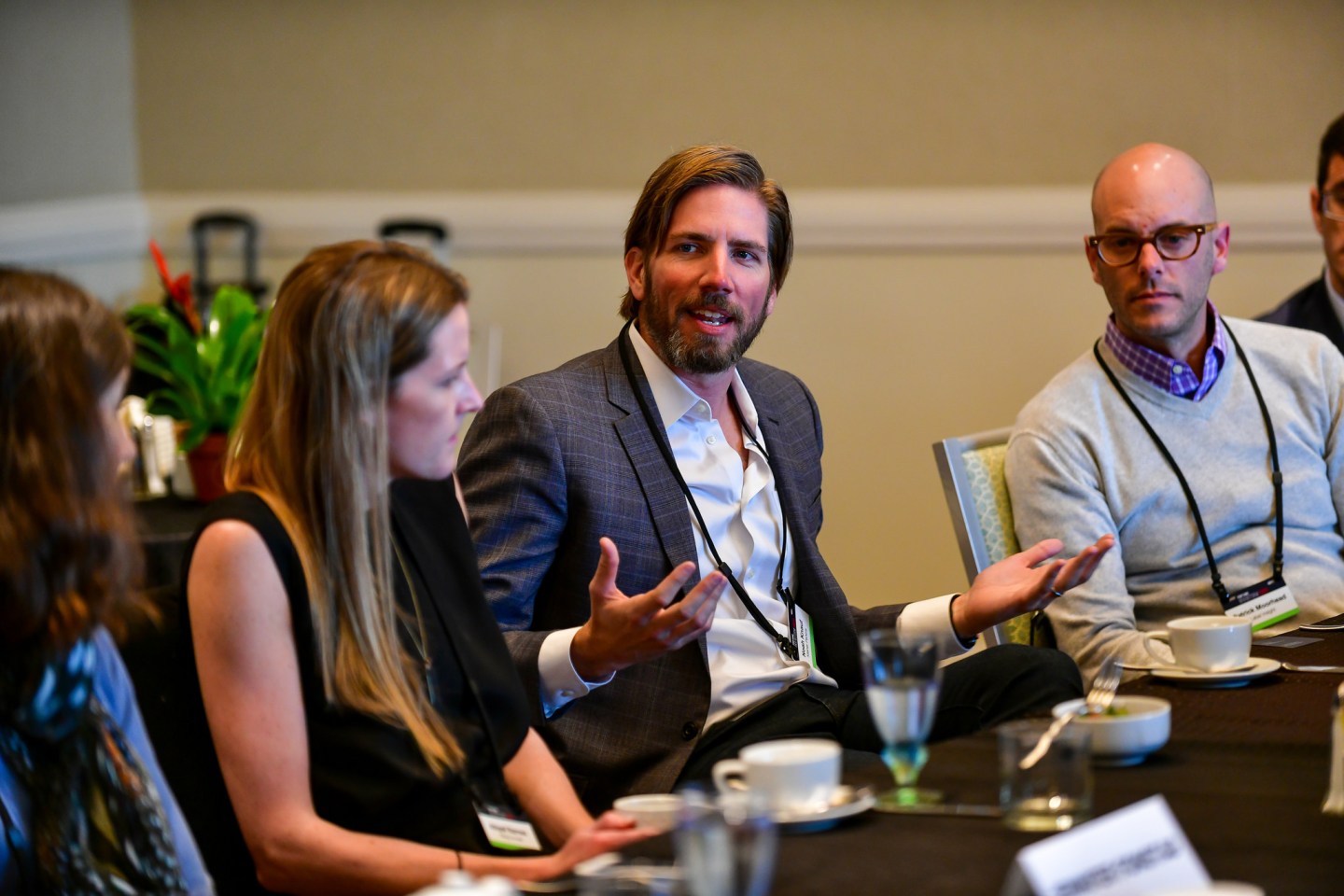 Kleiner Perkins general partner Noah Knauf speaking at the 2018 Fortune Brainstorm Health conference in Laguna Niguel, Calif.