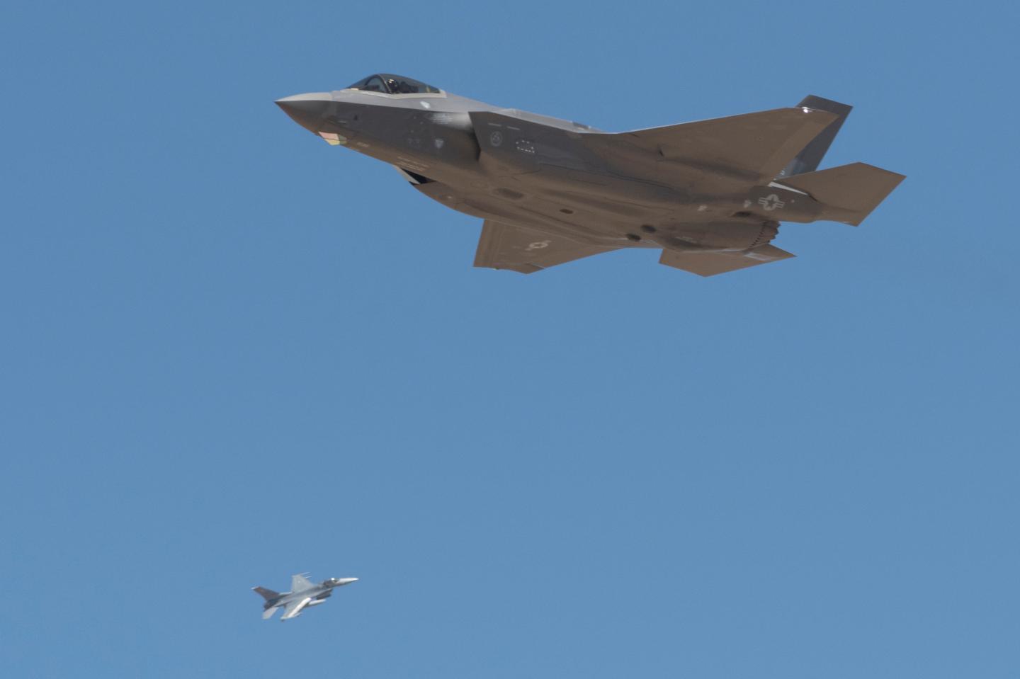 US Air Force showcases F-35