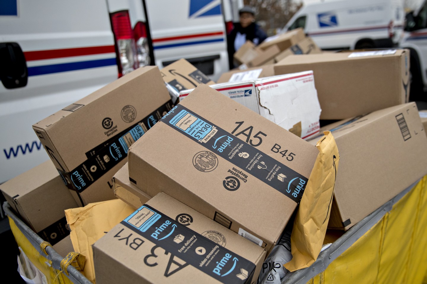 Operations At The United States Postal Service Facility During Holiday Season