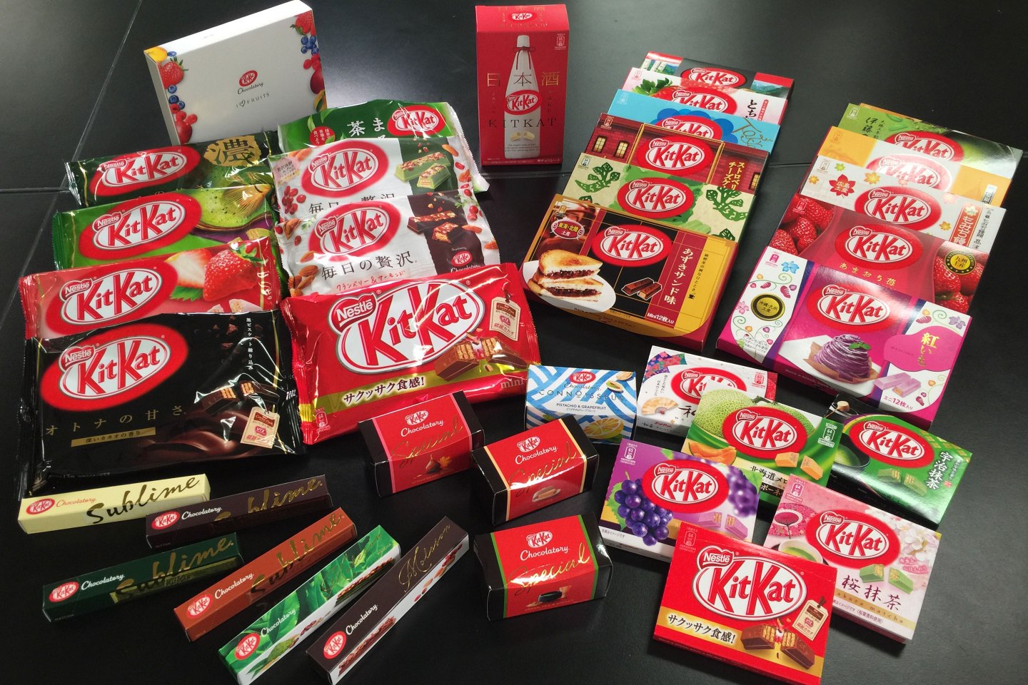 There are about 350 flavors of Kit Kat in Japan, where development of a new recipe can take less than a week.