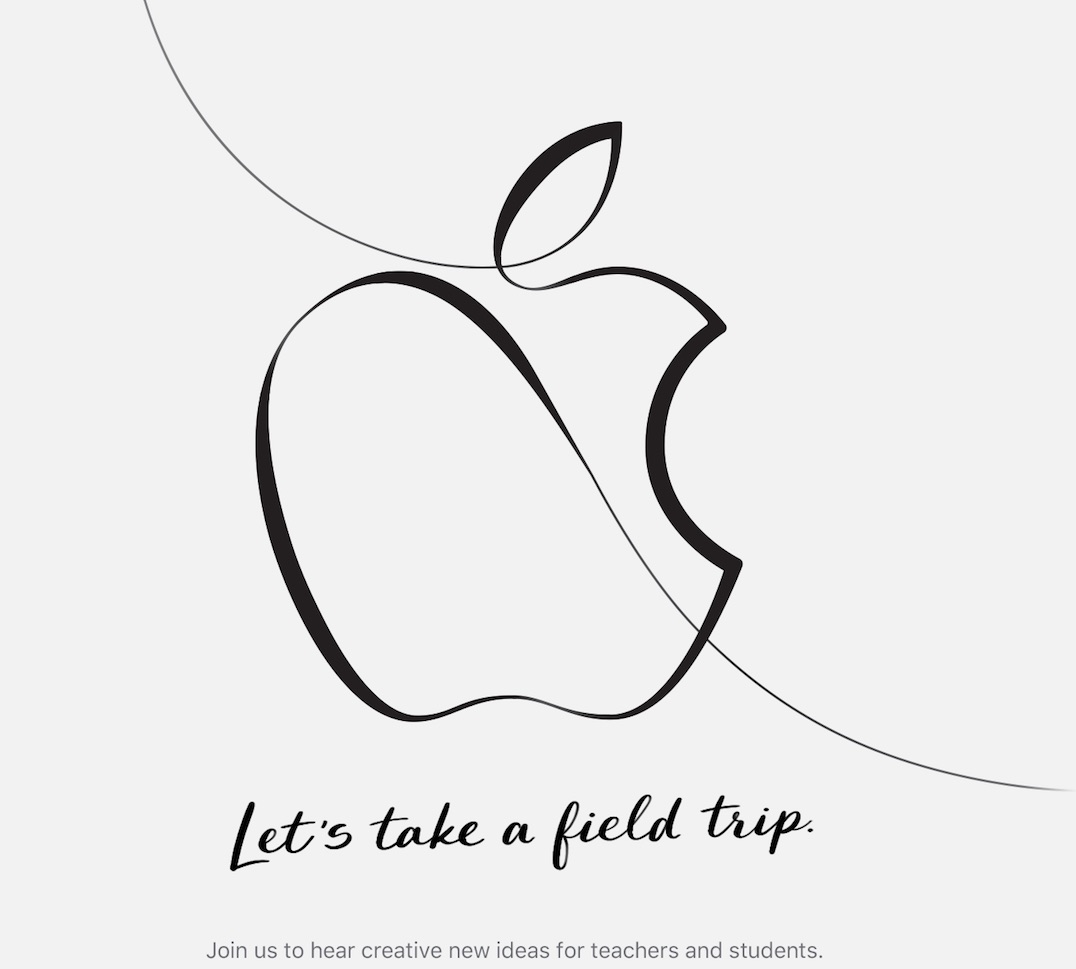 Apple is holding a press event on March 27 that focuses on teachers and students.