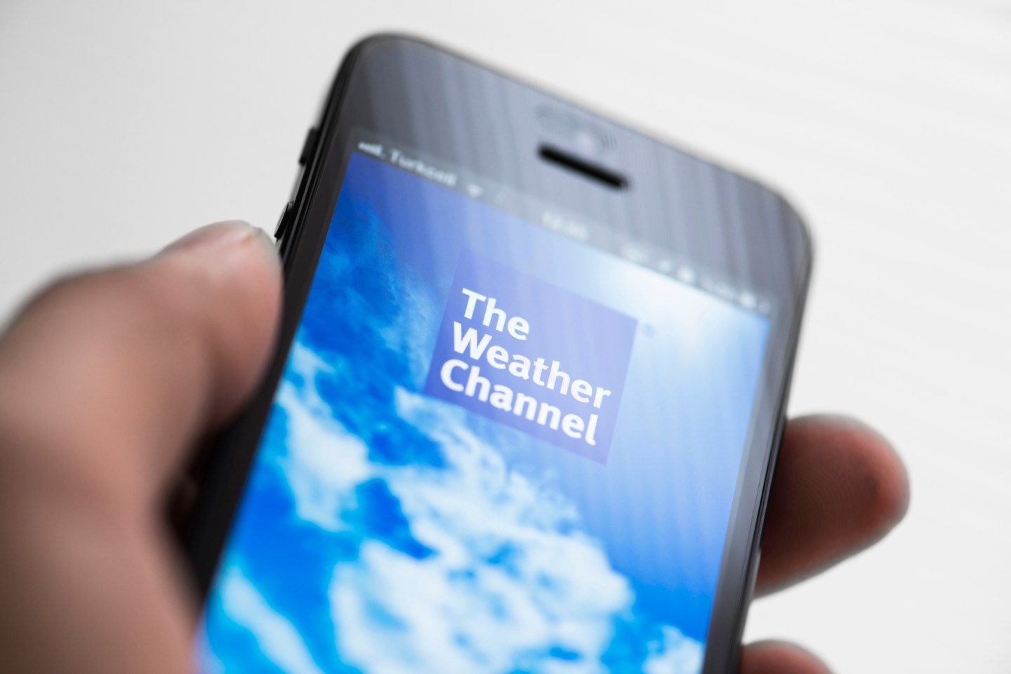 The Weather Channel app on Apple iPhone 5