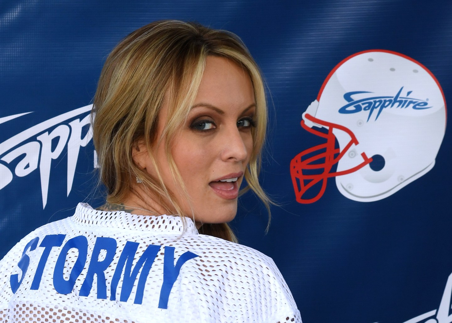 Stormy Daniels Hosts Super Bowl Party At Sapphire Las Vegas Gentlemen's Club