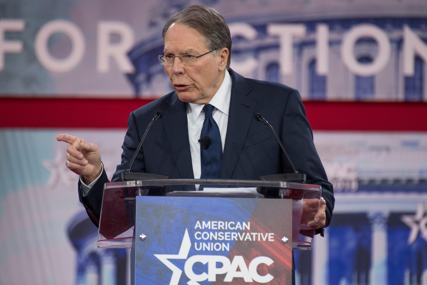 Wayne LaPierre, CEO of the National Rifle Association