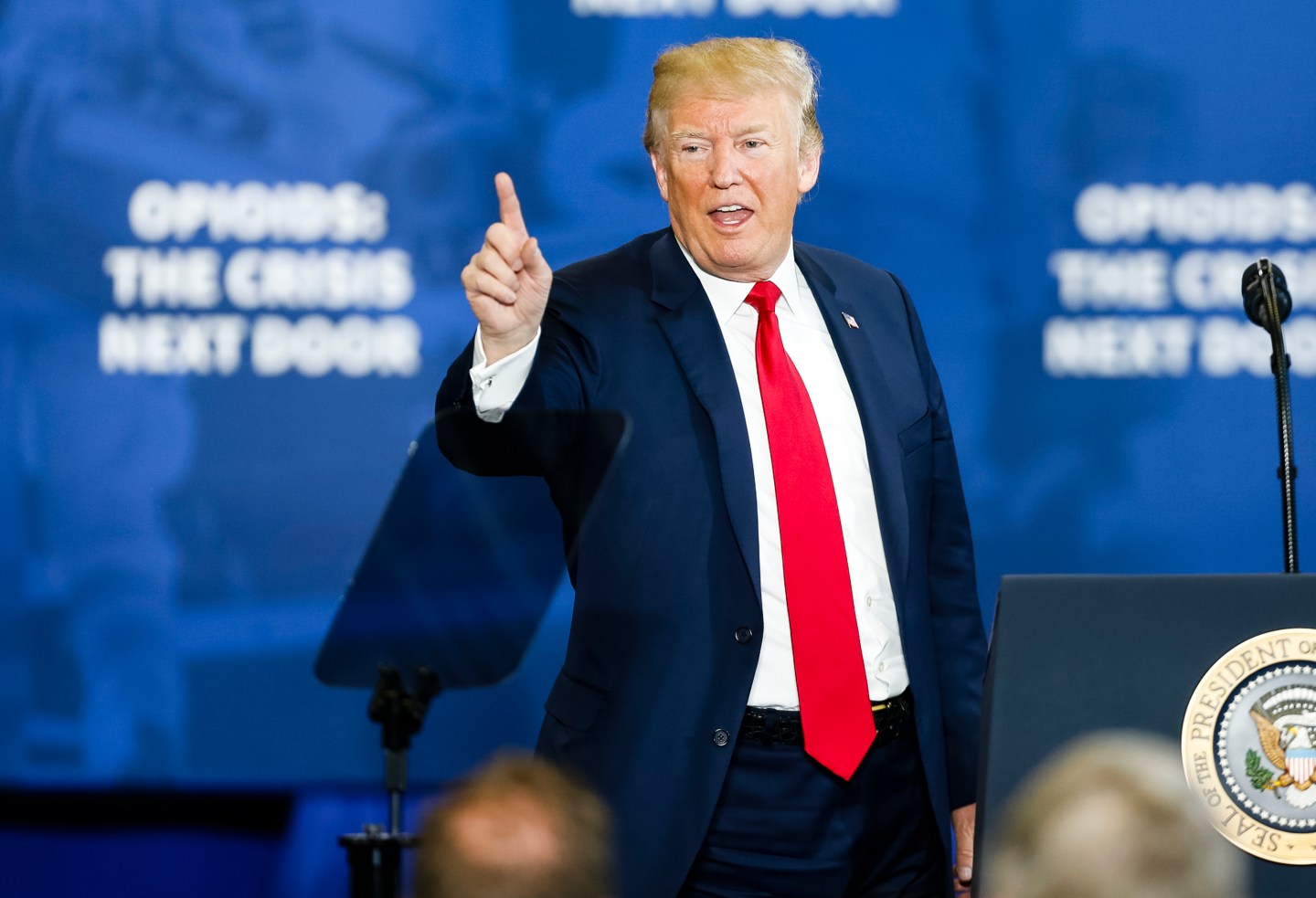 President Trump Speaks On Plans To Combat Opioid Crisis In NH