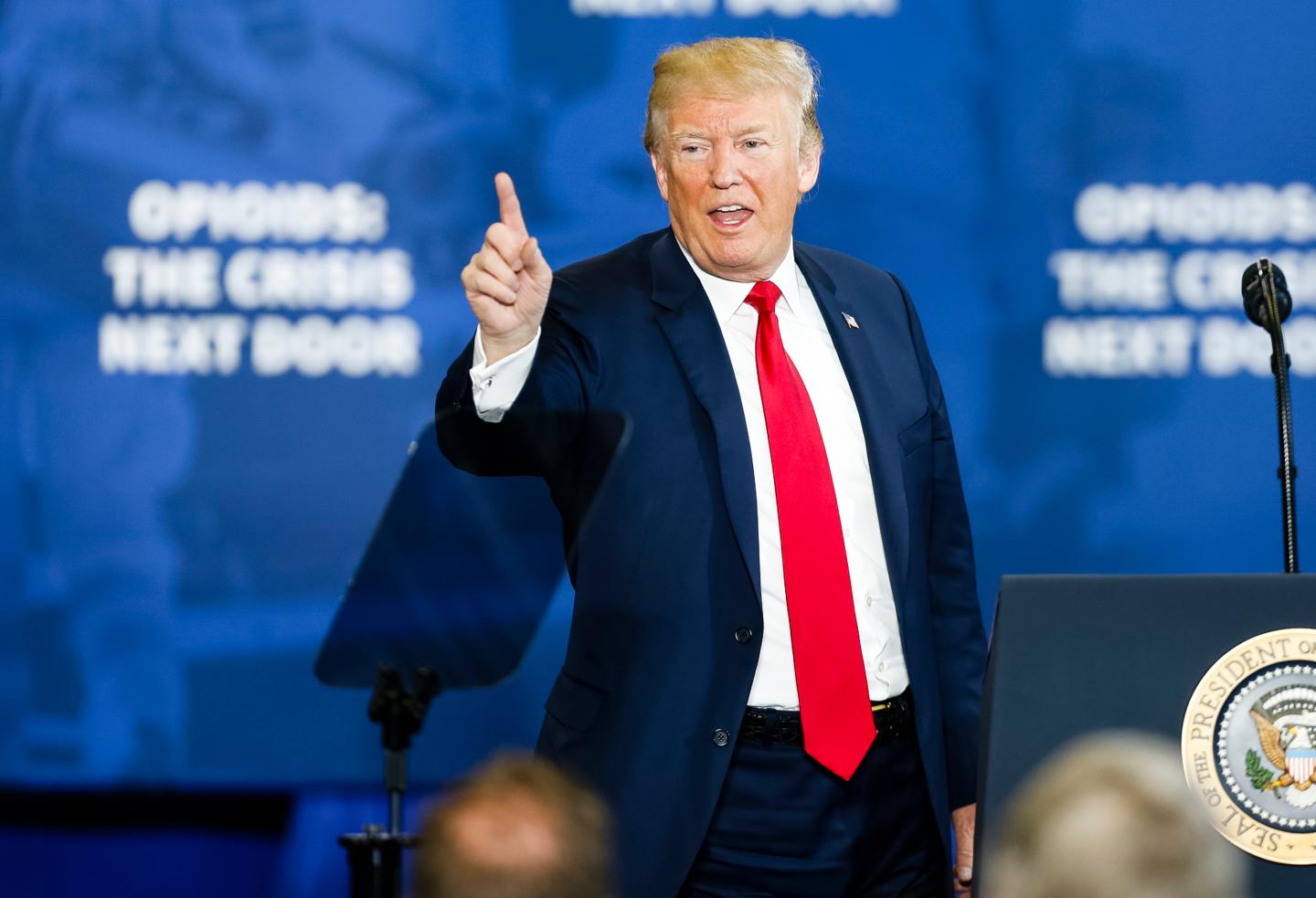 President Trump Speaks On Plans To Combat Opioid Crisis In NH