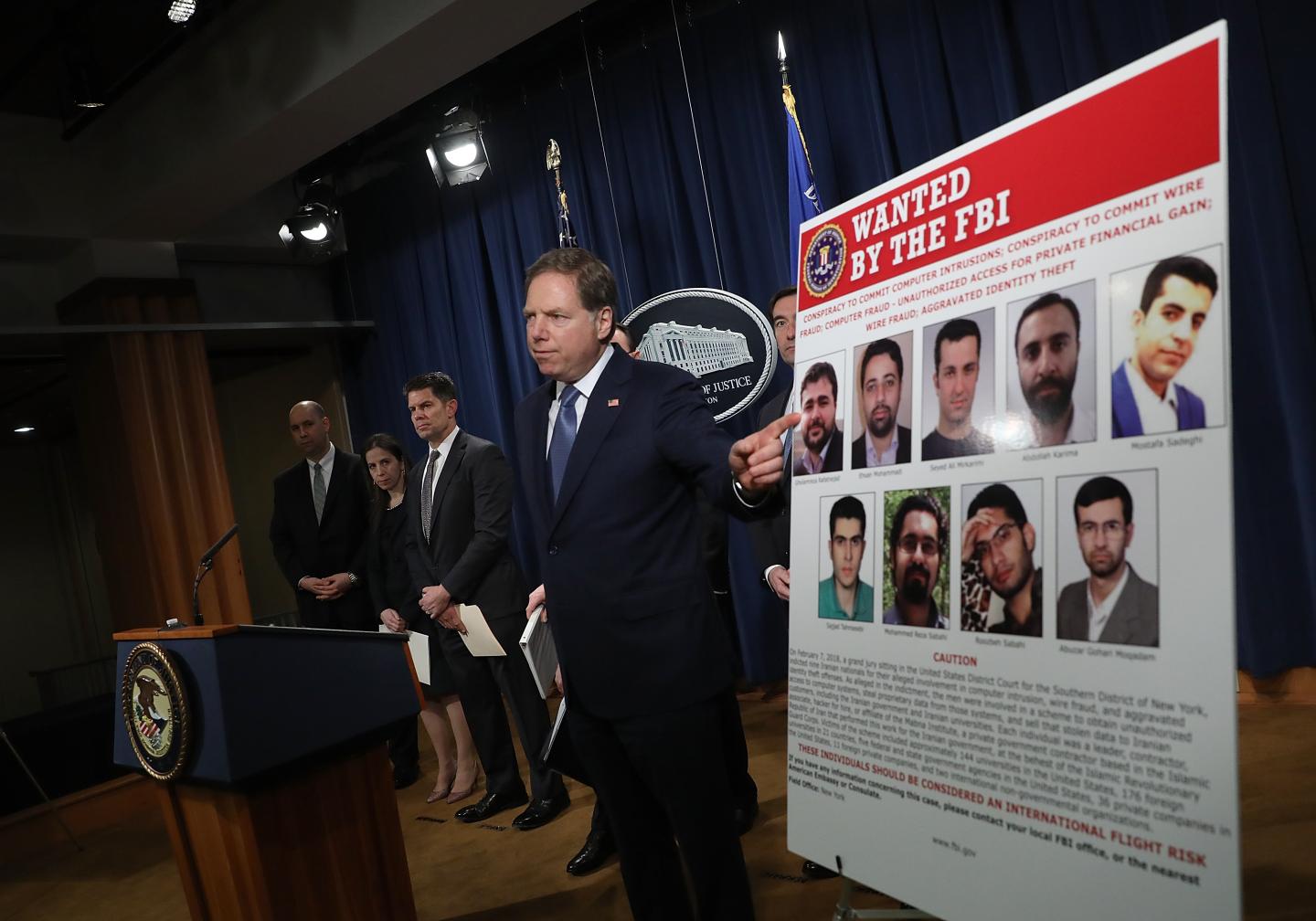 Deputy AG Rosenstein Makes Announcement On Major Cyber Law Enforcement Action