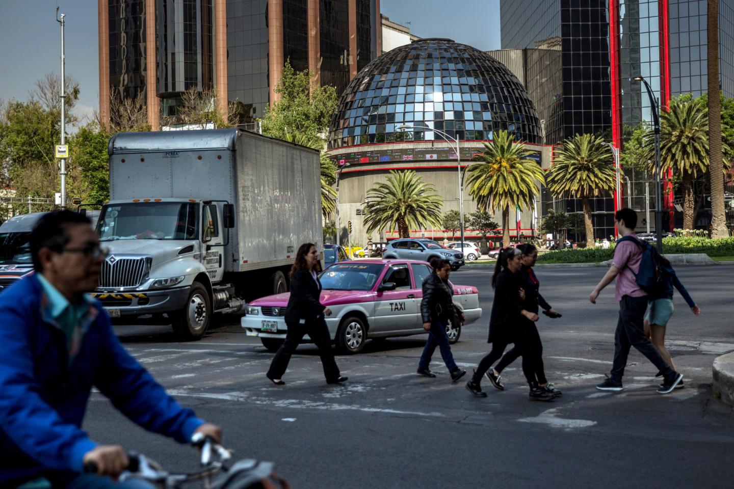 Views Of Mexico's Capital City Ahead Of GDP Figures Released