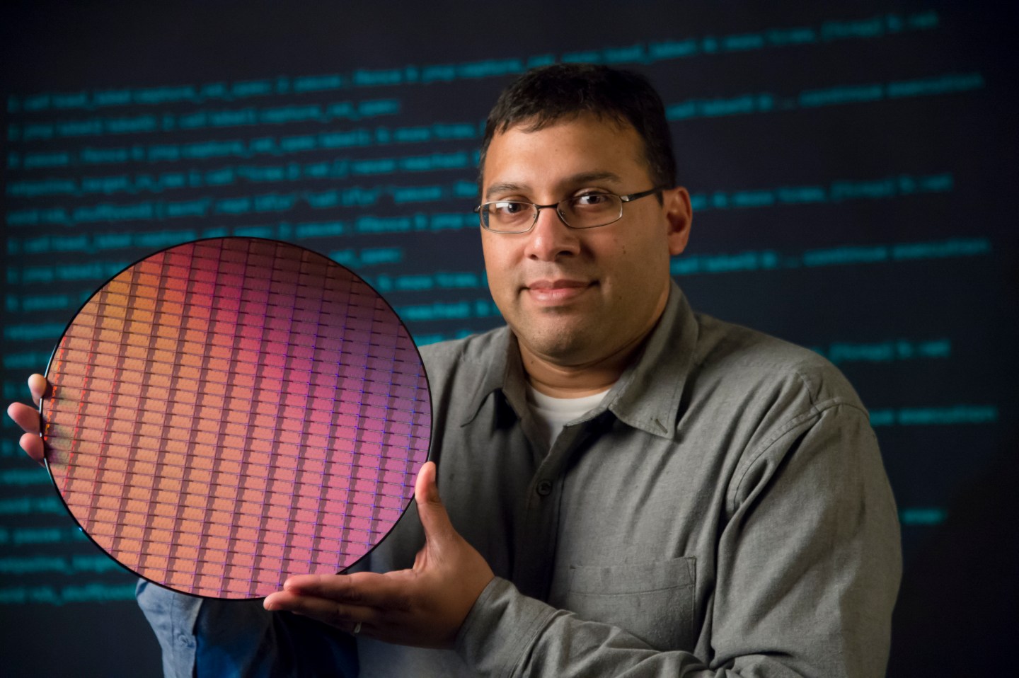 Intel's Ronak Singhal helps design chips.