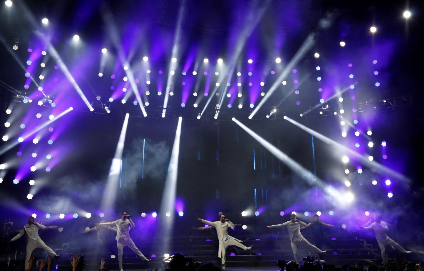 Backstreet Boys performs at Wango Tango concert in Carson