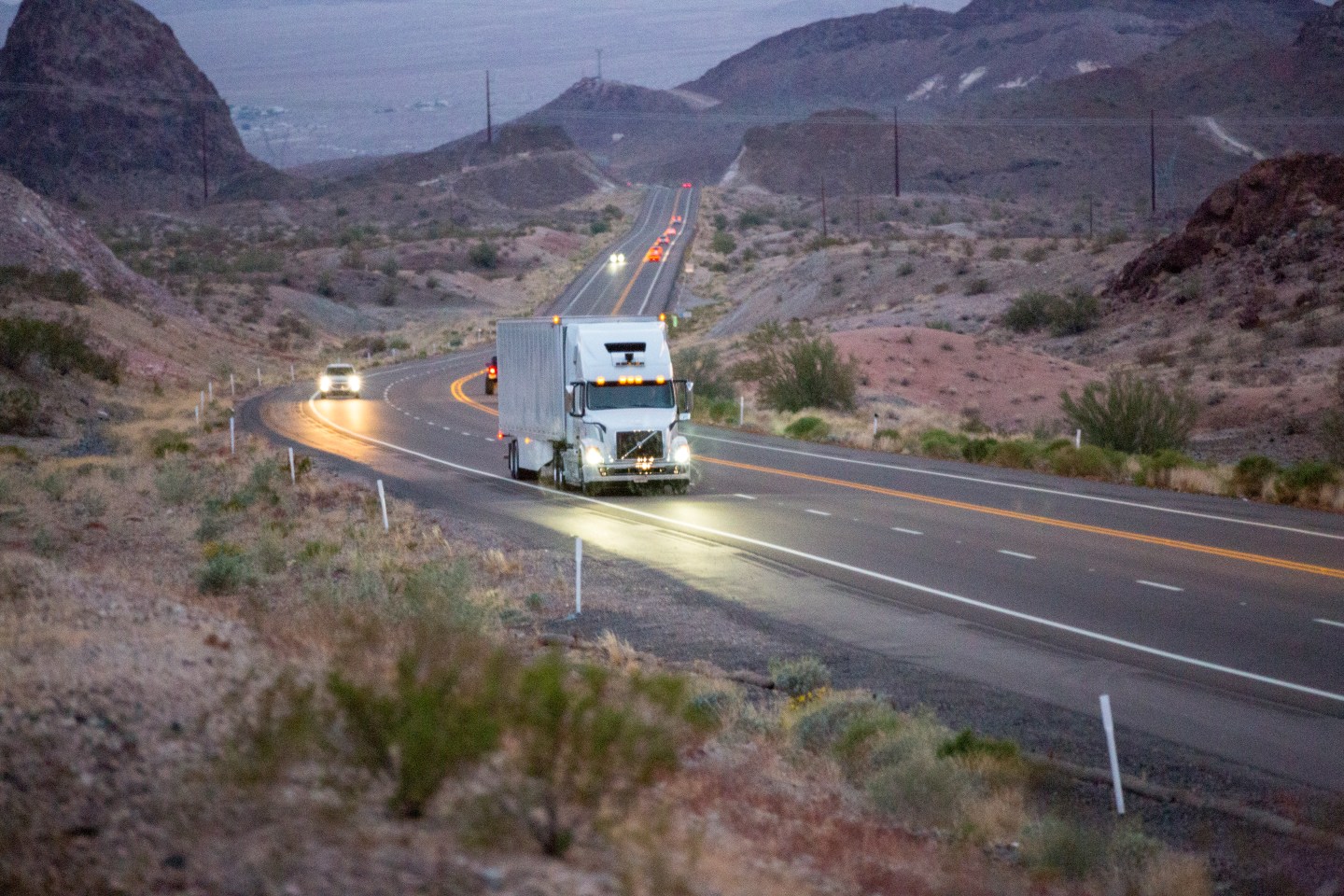 Uber self driving trucks arizona