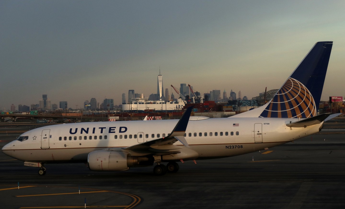 Airplanes at Newark Liberty Airport