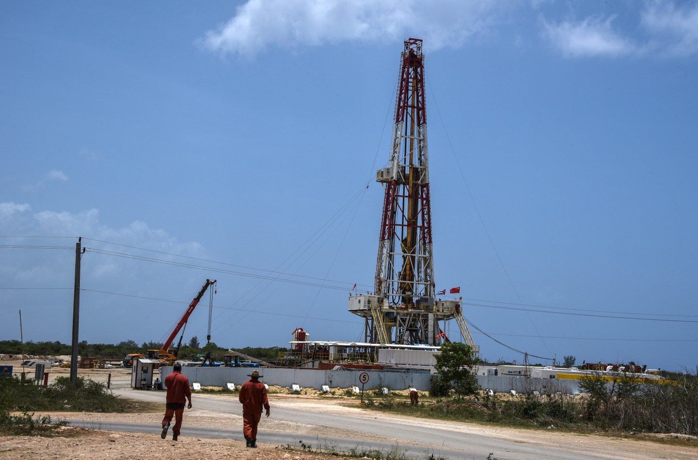 An oil drilling tower in Cuba. Congress wants to repeal the Cardin-Lugar anti-corruption provision of the Dodd Frank law.