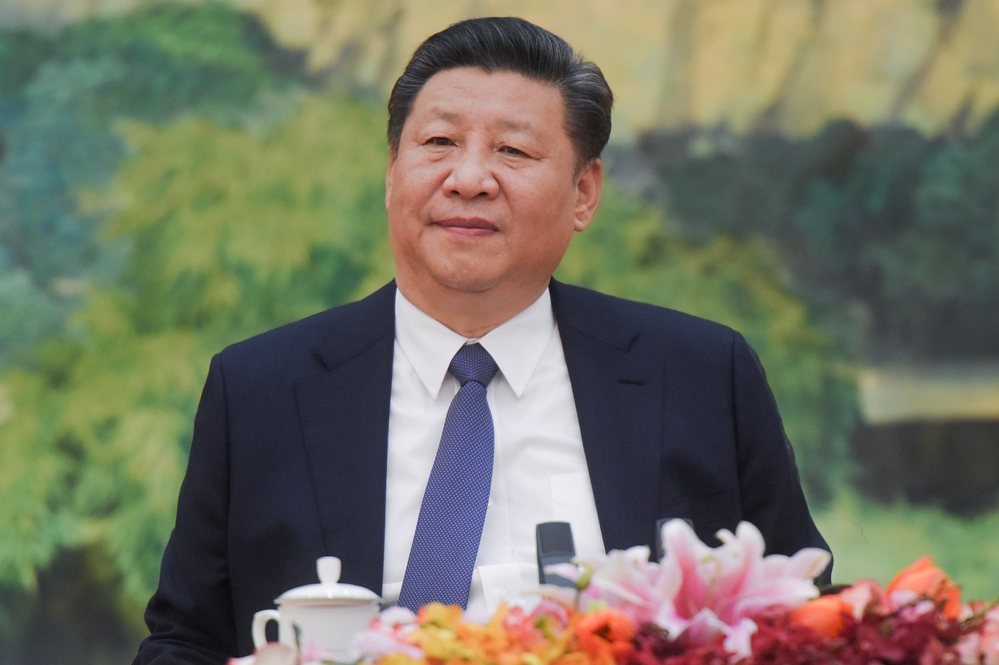 Chinese President Xi Jinping at the Great Hall of the People in Beijing.