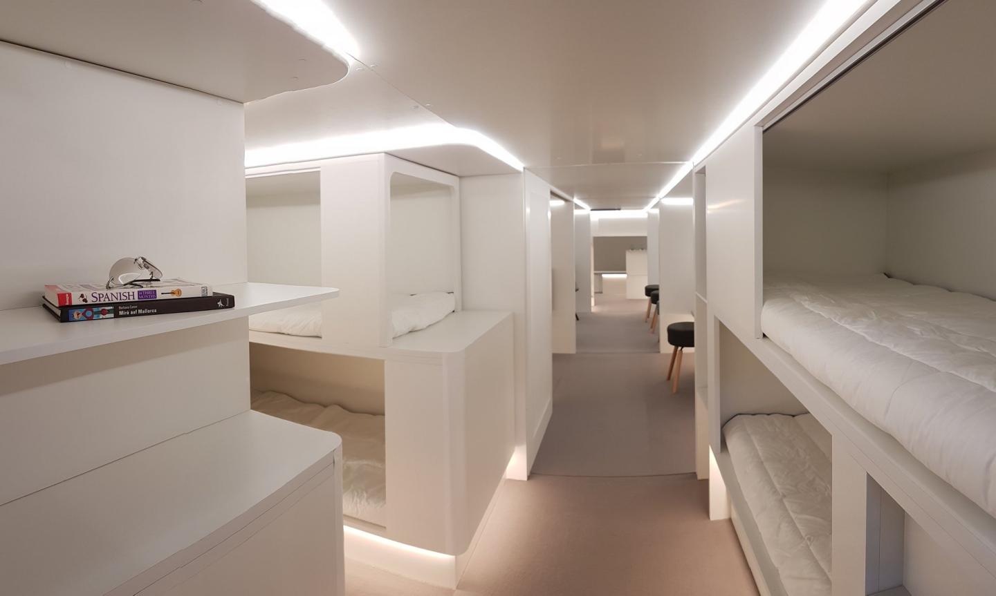 Airbus and Zodiac's sleeper module.