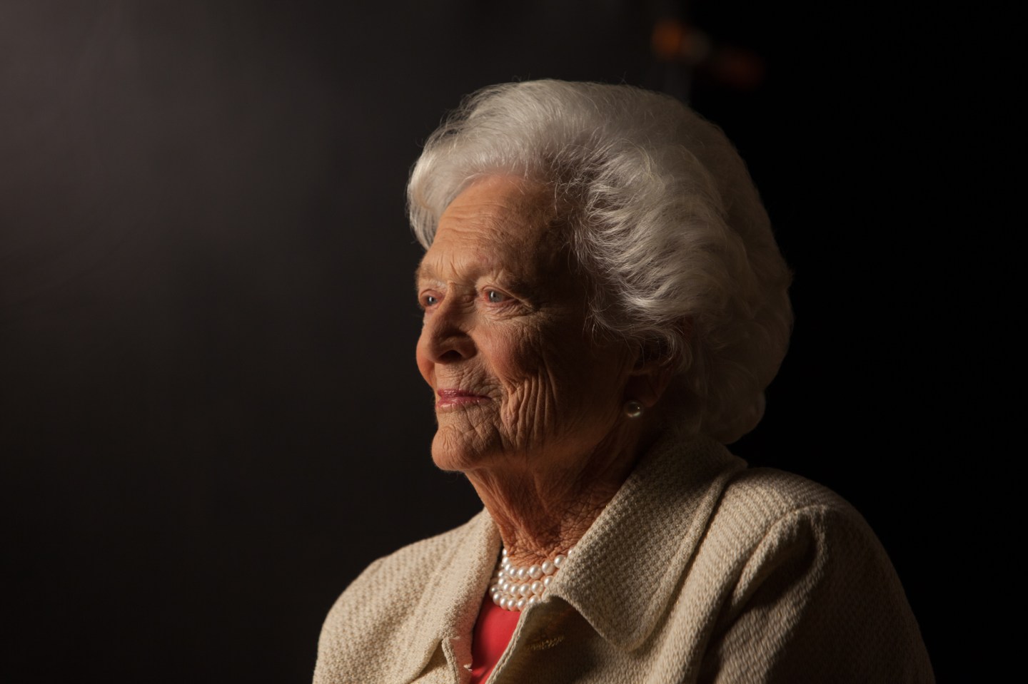 Former First Lady Barbara Bush at the Bush Library for "The Presidents' Gatekeepers"