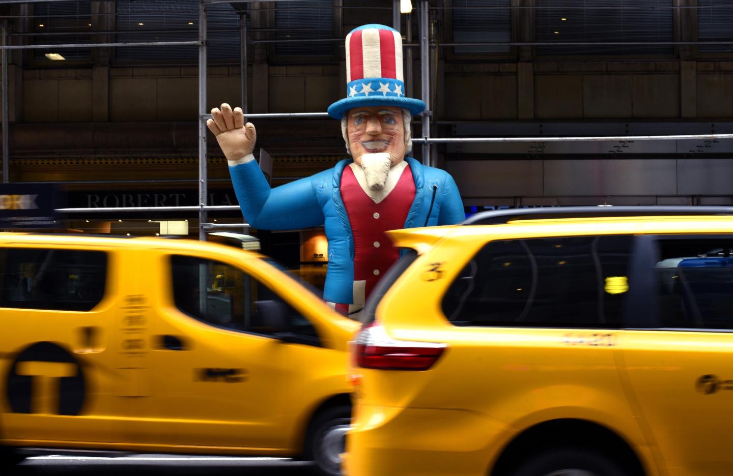 tax cabs in new York city.