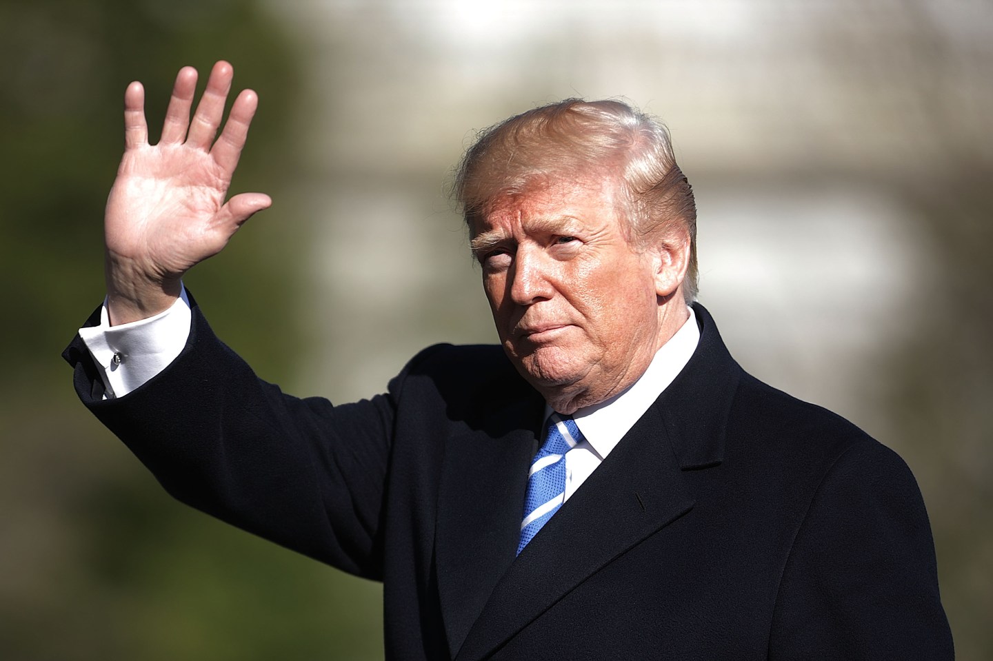 President Trump Departs White House For West Virginia