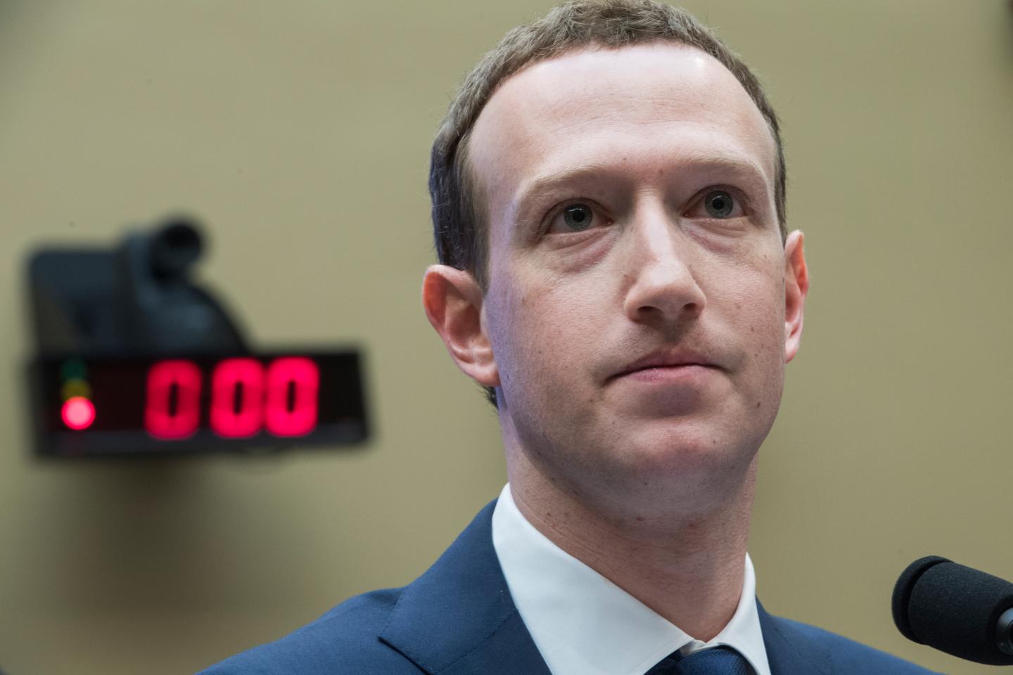 Facebook CEO Mark Zuckerberg looks tired