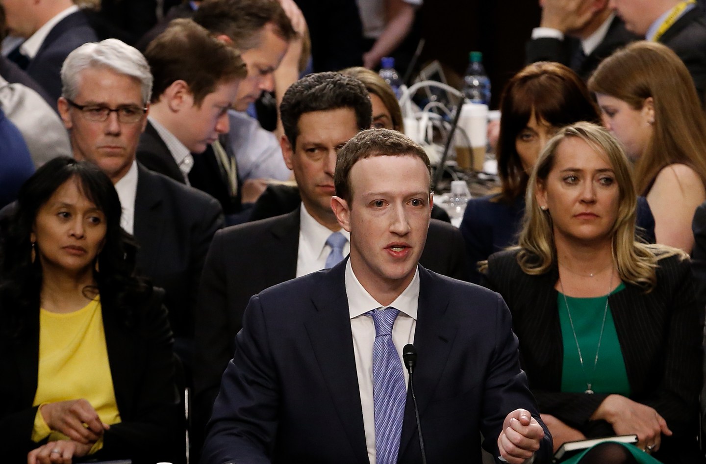 Facebook stock rises on mark zuckerberg testimony cambridge analytica