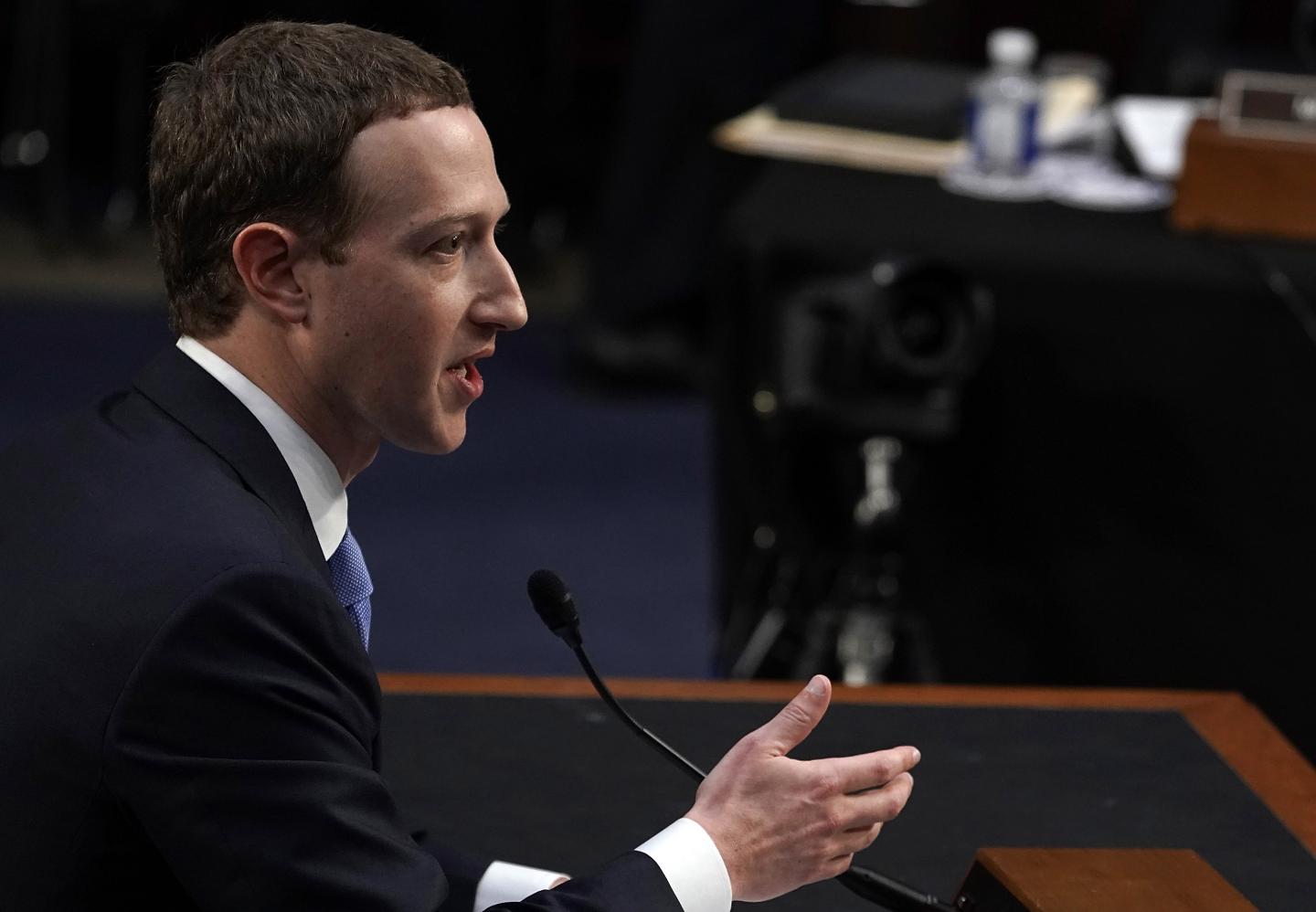 Facebook CEO Mark Zuckerberg Testifies At Joint Senate Commerce/Judiciary Hearing