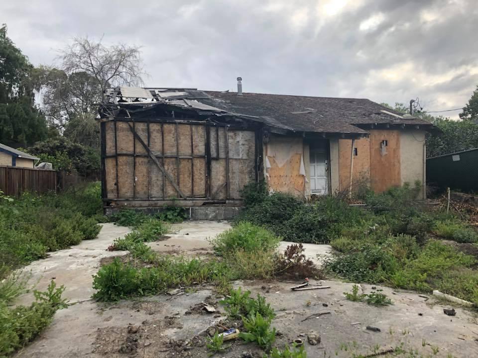 San Jose burned home 800,000 dollars