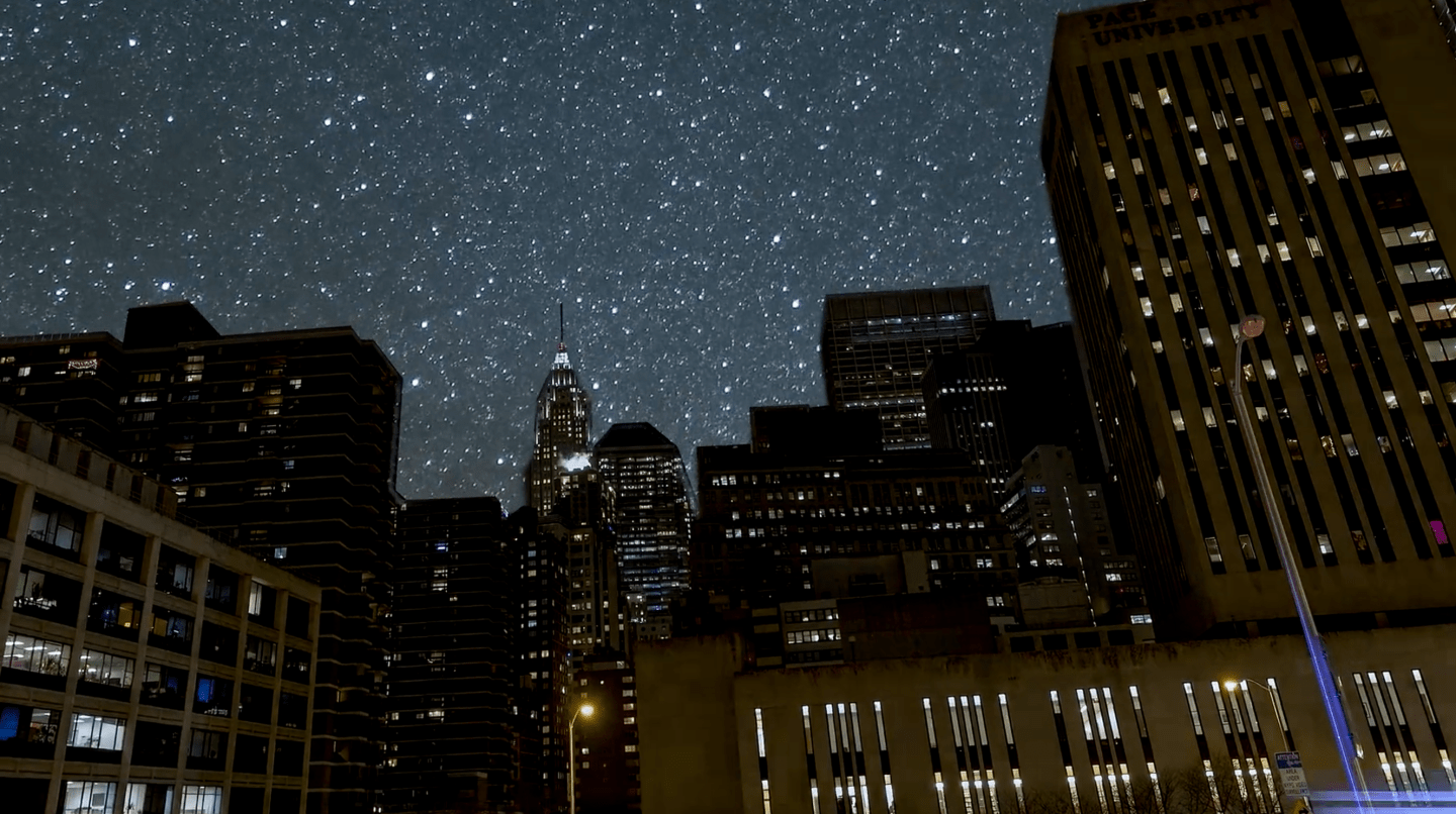 Here’s What the Stars Above NYC Would Look Like If We Could See Them