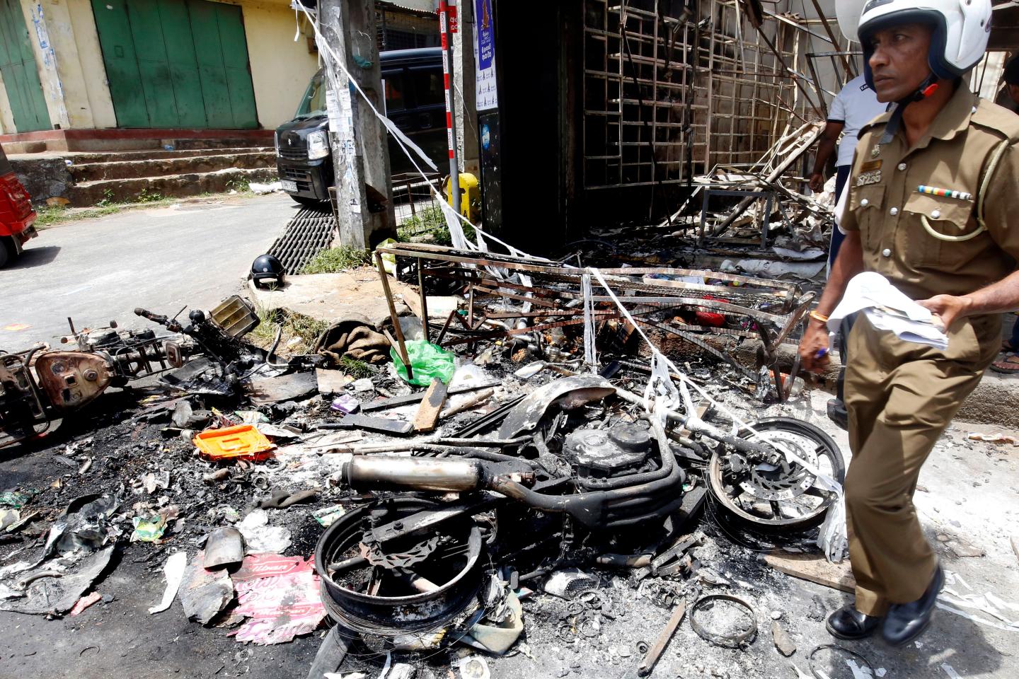 Sri Lanka declares emergency following communal clashes, Kandy - 07 Mar 2018