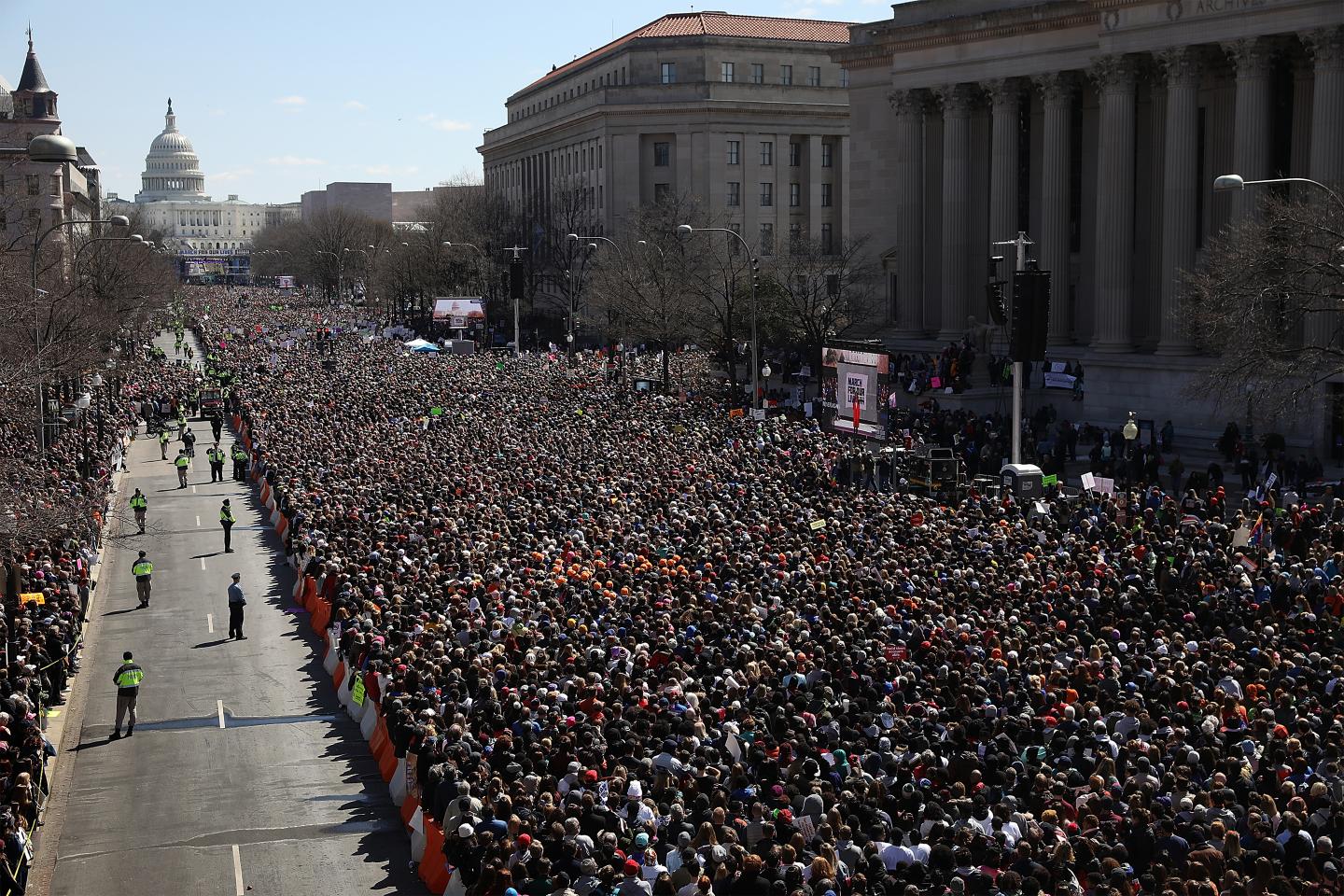 Hundreds Of Thousands Attend March For Our Lives In Washington DC