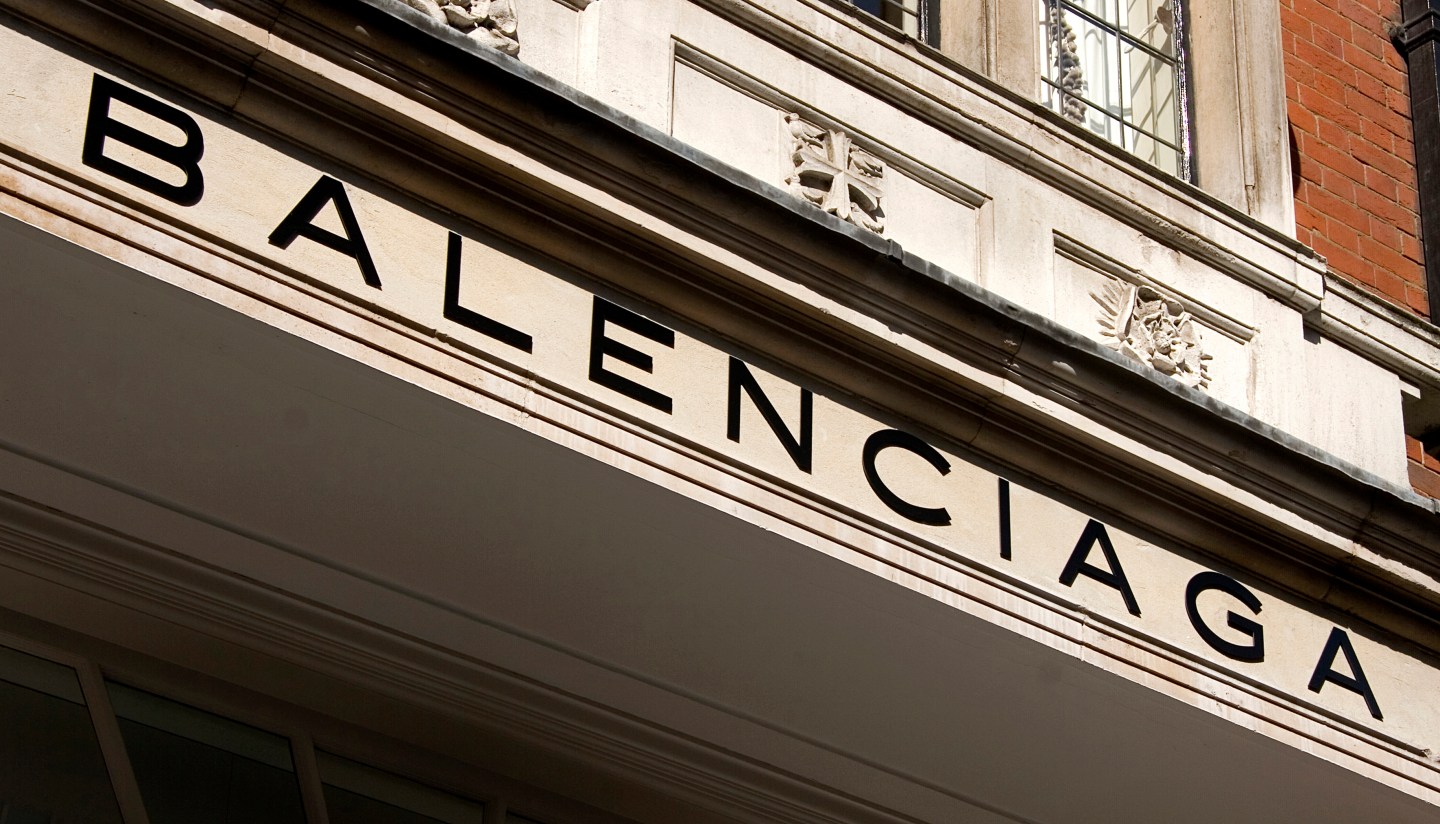Balenciaga, Mount Street, London.