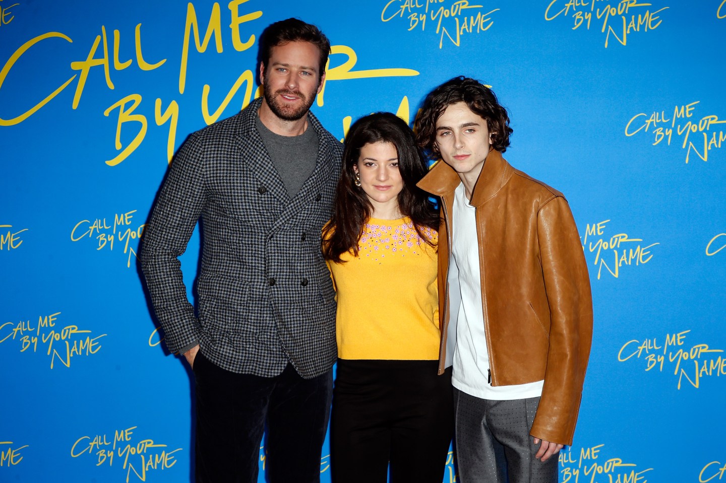"Call Me By Your Name" Paris Premiere At UCG Les Halles