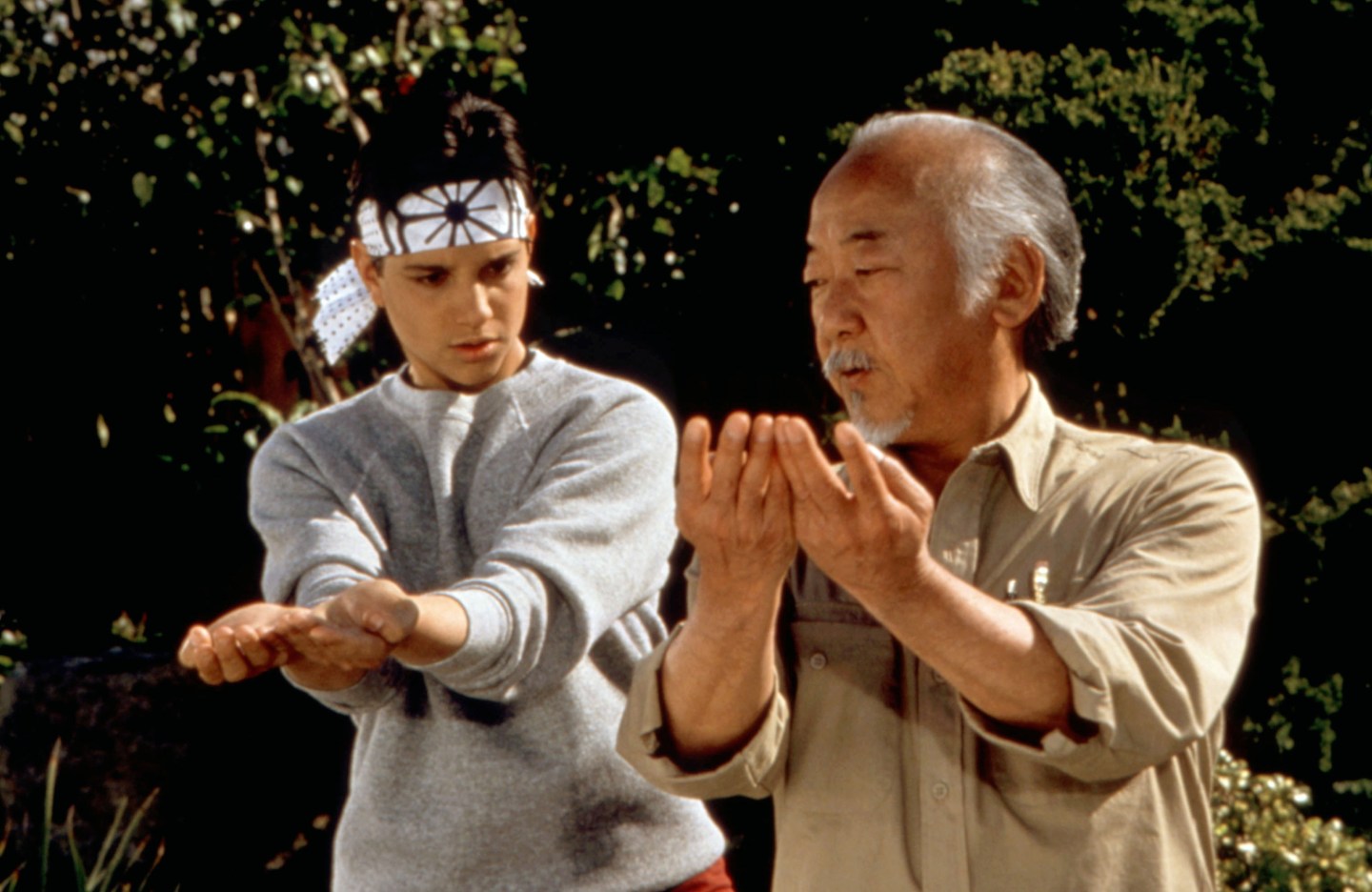 THE KARATE KID III, Ralph Macchio, Pat Morita, 1989, (c)Columbia Pictures/courtesy Everett Collectio