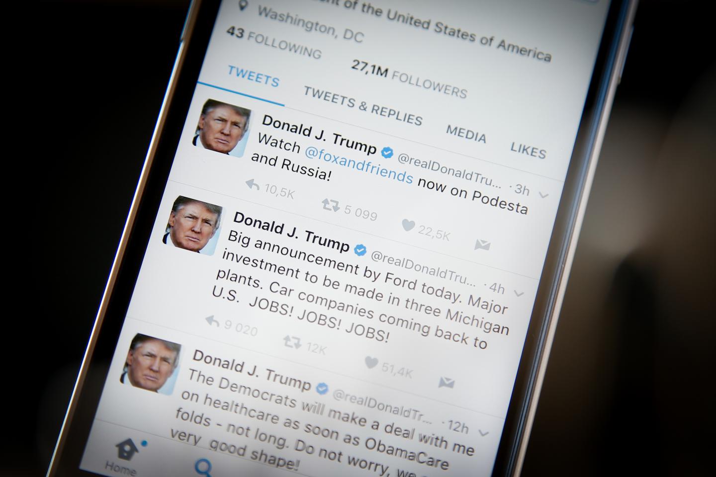 The Twitter app on digital devices