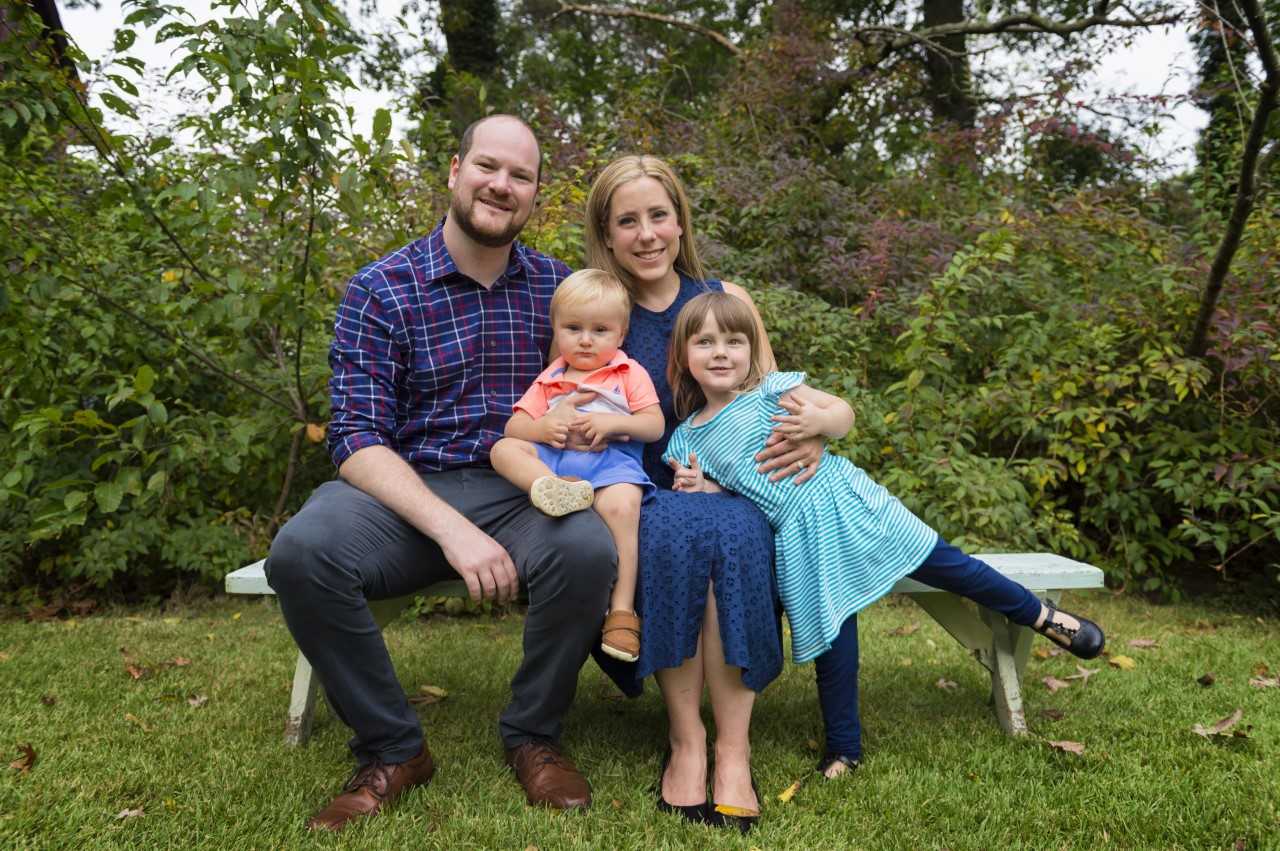 Congressional candidate Liuba Grechen Shirley and her family