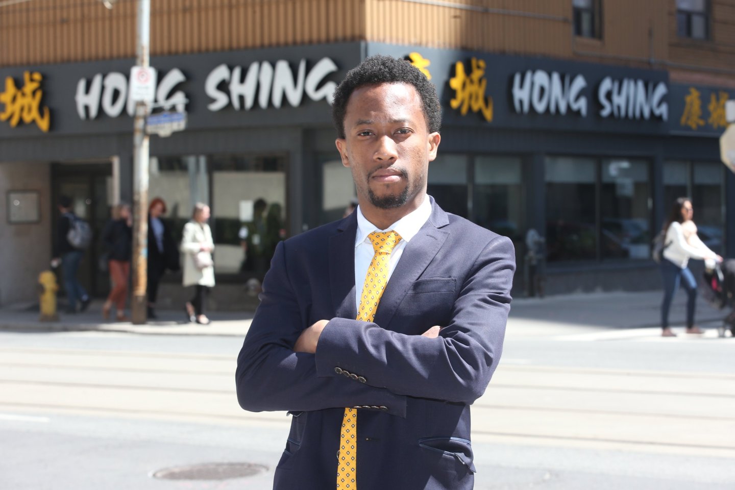 Emile Wickham, who just won a discrimination case with the Ontario Human Rights Tribunal against a restaurant, Hong Shing Chinese restaurant
